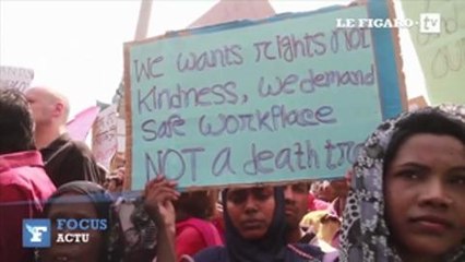Bangladesh : des milliers de manifestants un an après le drame du Rana Plaza