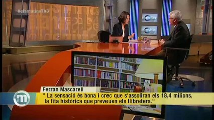TV3 - Els Matins - Mascarell: "Es farà algun comunicat de premsa sobre els llibres més venuts"