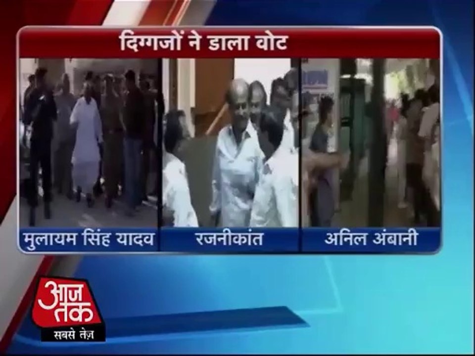 VVIPs active in election 2014 sixth polling