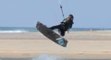 Kitesurfing actions in Porto