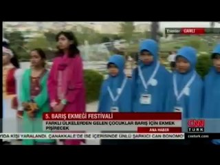 "Artık barış istiyoruz, kavga ve savaş istemiyoruz!"