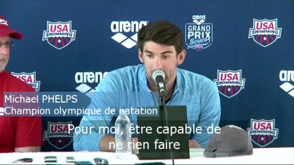 Michael Phelps s'est remis à la natation