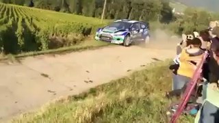 Rally Racer taking Shortcut