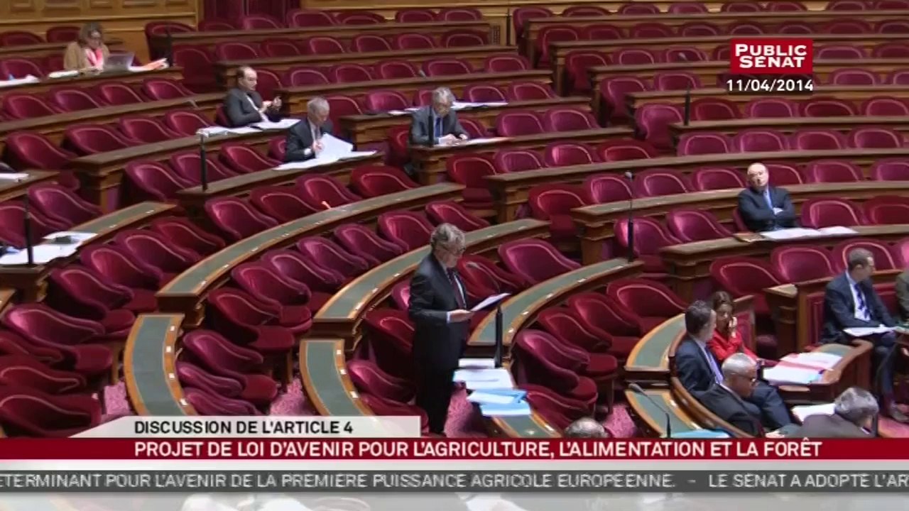 Projet de loi d'avenir pour l'agriculture, l'alimentation et la forêt - En séance