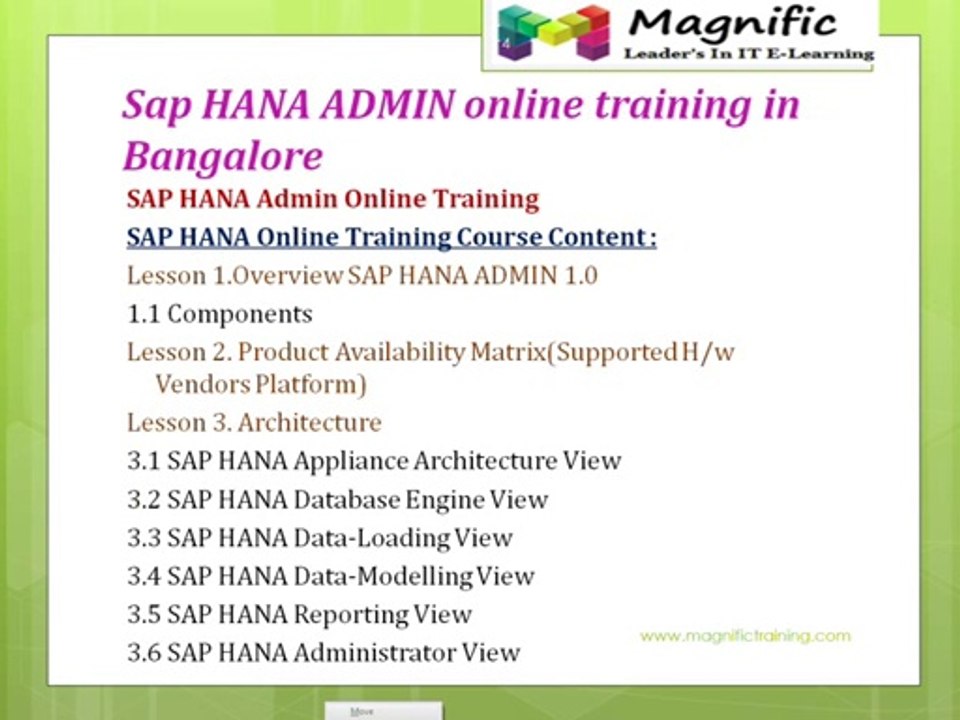Sap-HANA ADMIN Training Online Classes-free demo classes in uk