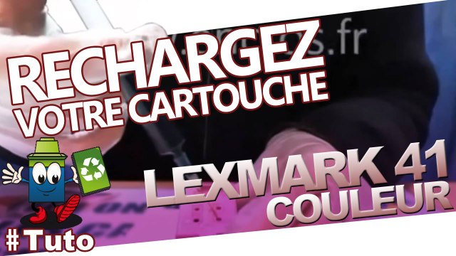 Comment recharger une cartouche d'encre Lexmark 41
