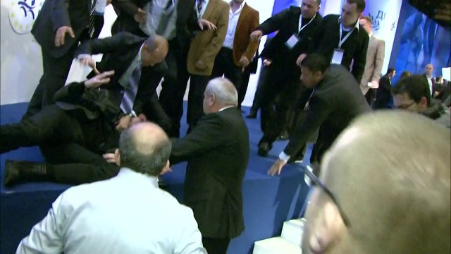 Bulgarian assassination attempt caught on tape