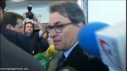 Mas dice que no prevé un encuentro con Rajoy