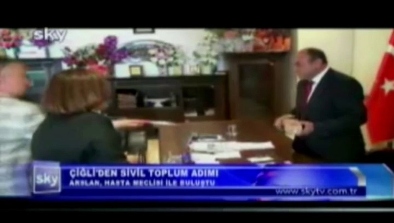 Sky Tv'de yayınlanan''Çiğli Belediyesi'nden sivil toplum adımı''. Haberi