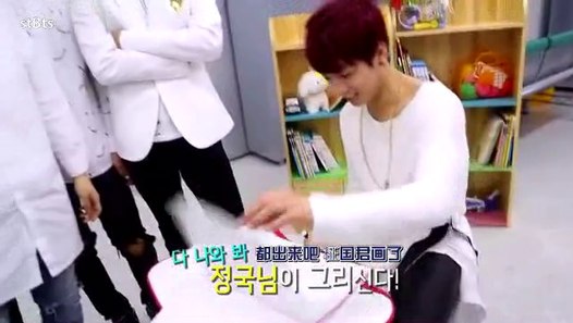 Stbts 中字 The Show 防彈少年團用畫畫來說話 影片dailymotion