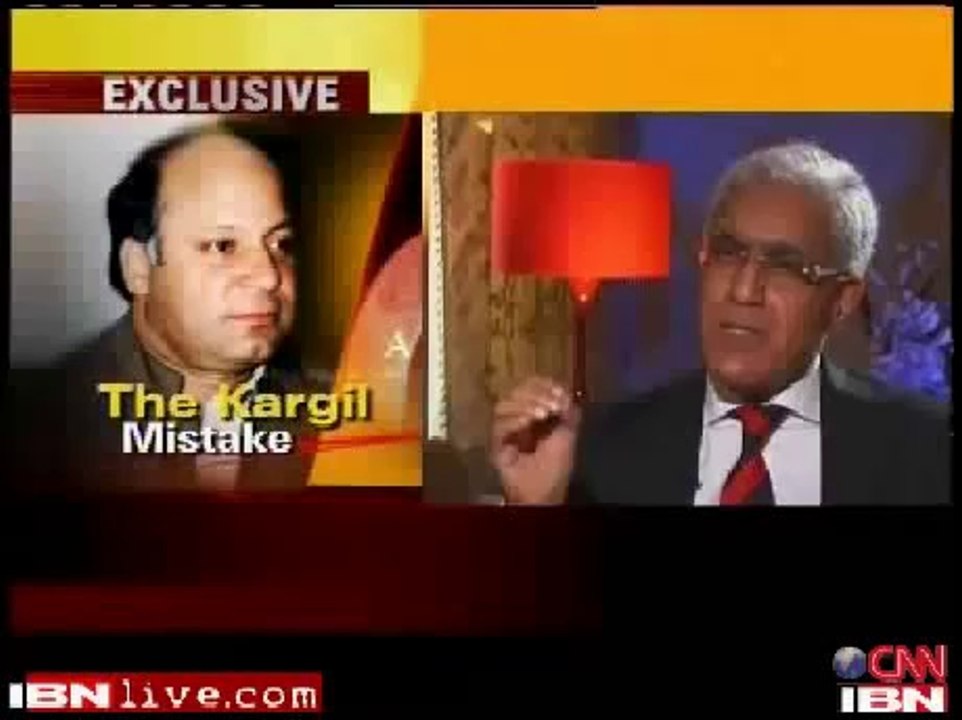 nawaz sharif saying cnn about kargil how he protect india