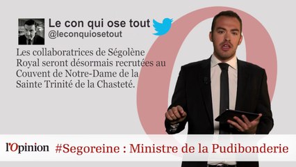 #tweetclash : #Segoreine, Ministre de la Pudibonderie