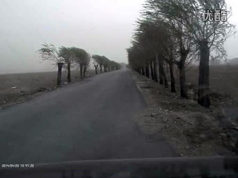 Une dashcam filme un éclair qui tombe sur un arbre (Chine)