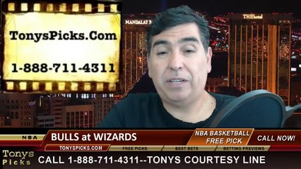 NBA Playoff Odds Game 3 Washington Wizards vs. Chicago Bulls Pick Prediction Preview 4-25-2014