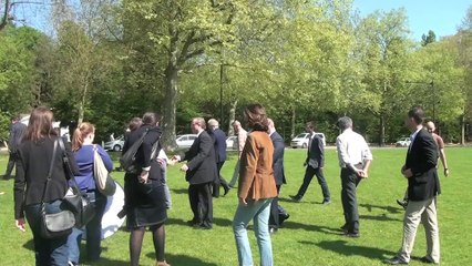 Les coulisses de la photo de famille des têtes de listes