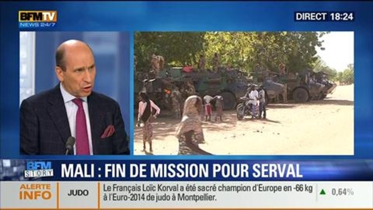 BFM Story: Mali: Fin de l'opération "Serval" en mai - 24/04