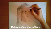 Portrait Sketching of Game of Thrones Cersei Lannister