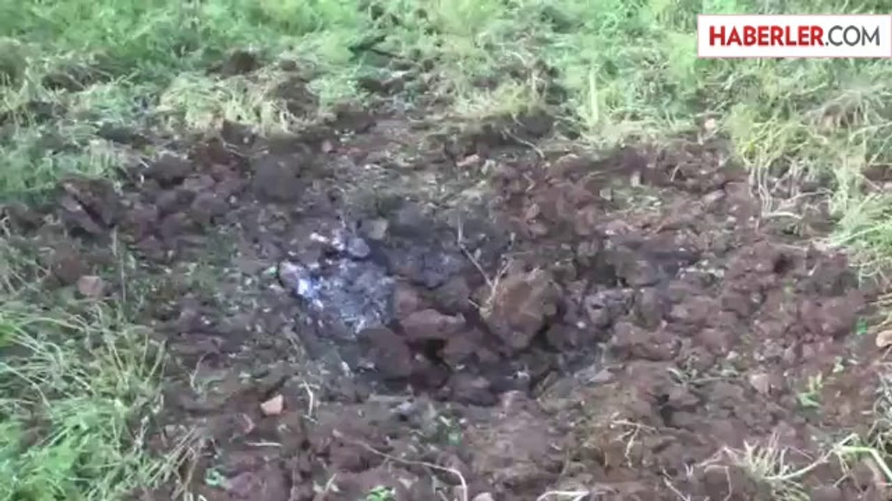 Yayladağı Kırsalına Suriye'den Gelen Top Mermisi İsabet Etti