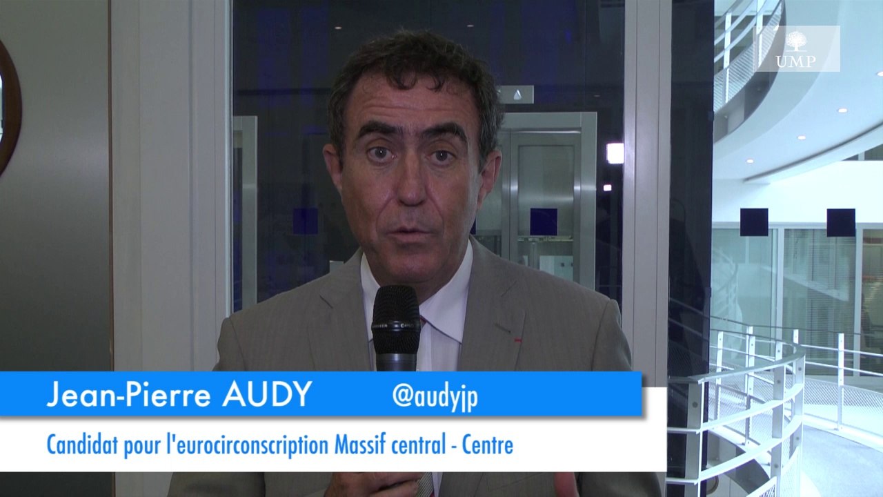 Jean-Pierre AUDY : "l'UMP est euro-exigeante"