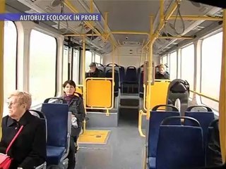 Autobuz ecologic in probe