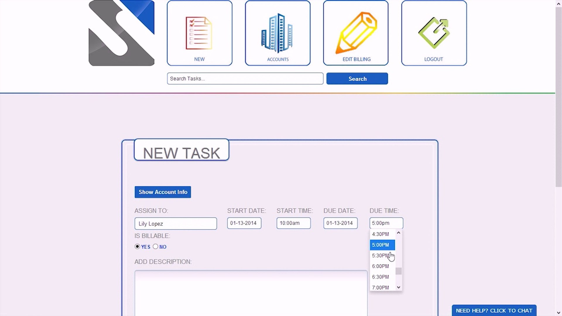 ⁣How to Create a Task Using the SQRES Web Based Task Manager