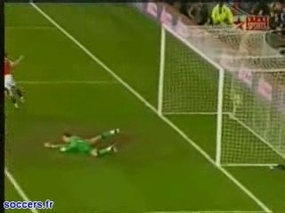 but de carrick contre aston villa(13/01)