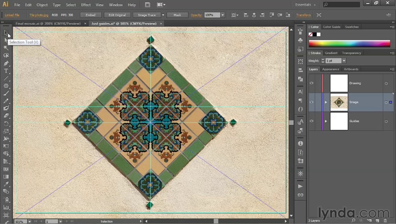 7-2 Creating a tracing template