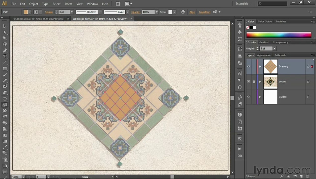 7-5 Using the Scale tool