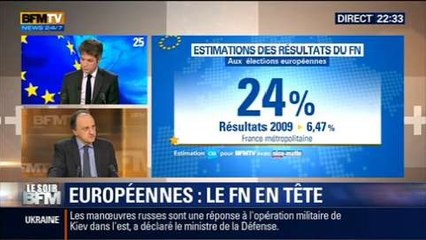 Le Soir BFM: Européennes 2014: le FN arrive en tête des intentions de vote - 24/04 1/3