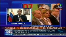 Venezuela: gobierno y oposición inician tercer diálogo por la paz