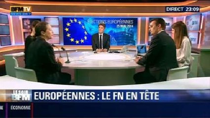 Le Soir BFM: Européennes 2014: le FN va-t-il devancer le PS et l'UMP ? - 24/04 2/3