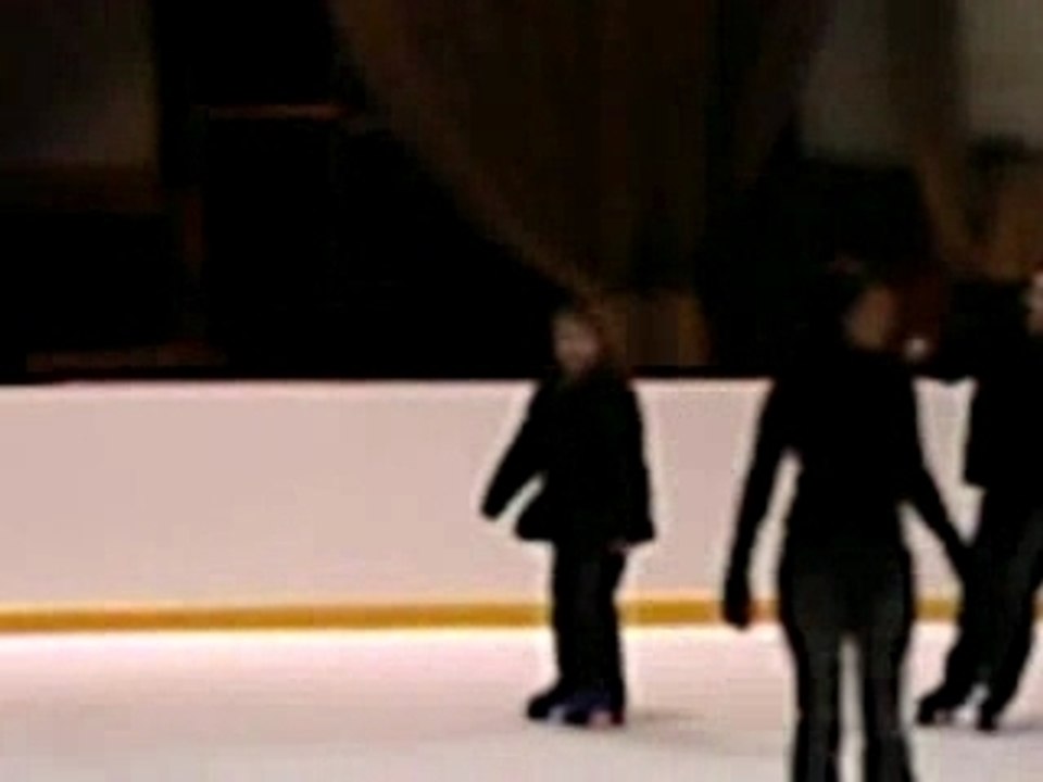 la star à la patinoire