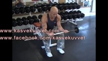 Seated Reverse Barbell Wrist Curl