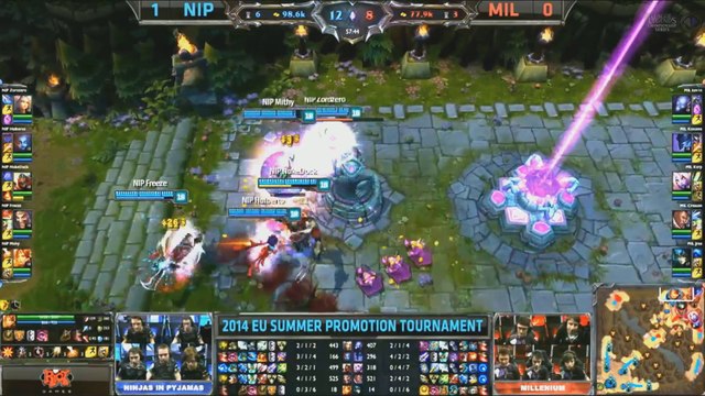 LCS EU Up & Down Millenium vs NiP Game 2