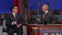 Stephen Colbert Drops By Future 'Late Show' Home