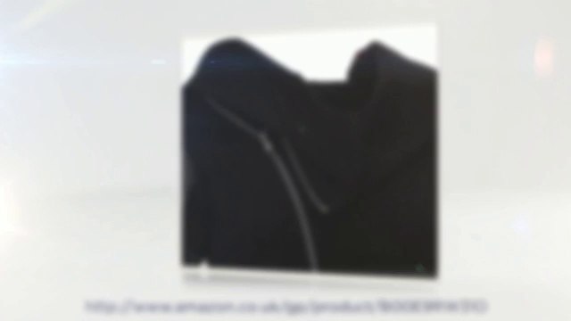 On Sale!!! FLATSEVEN Mens Slim Unbalanced Hooded Zip Up Jacket (JKU) Black Boys