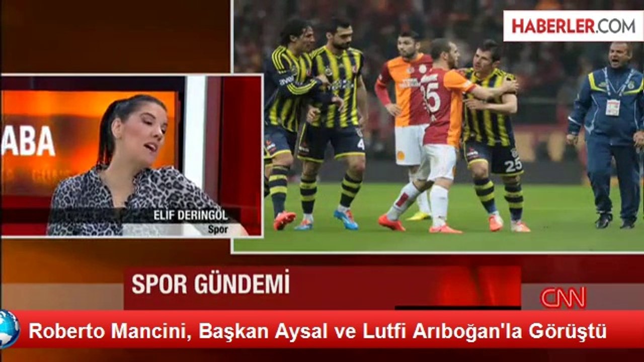 Roberto Mancini, Başkan Aysal ve Lutfi Arıboğan'la Görüştü