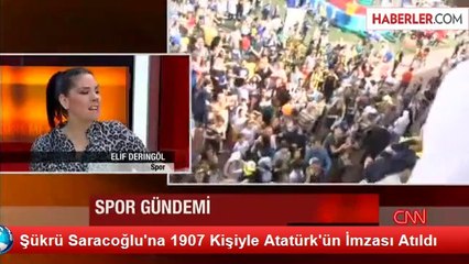 Şükrü Saracoğlu'na 1907 Kişiyle Atatürk'ün İmzası Atıldı