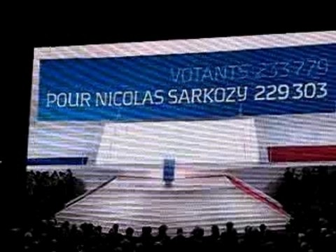 décompte du score sarko congrès ump