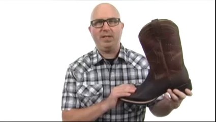 Ariat sport wide square toe distressed brown