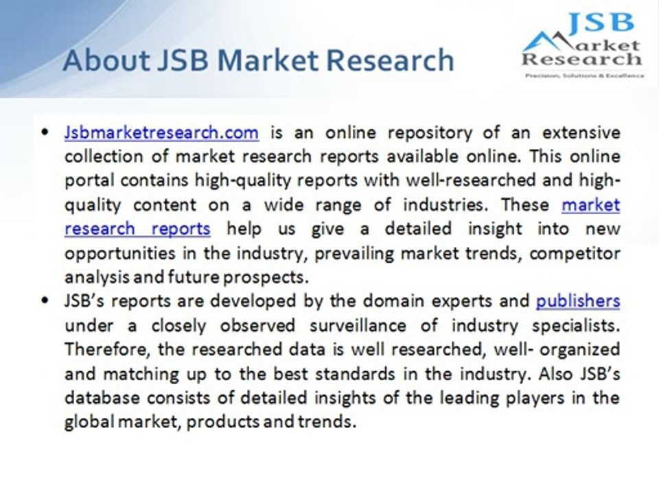 JSB Market Research - Global Plastic Additives Market 2014-2018