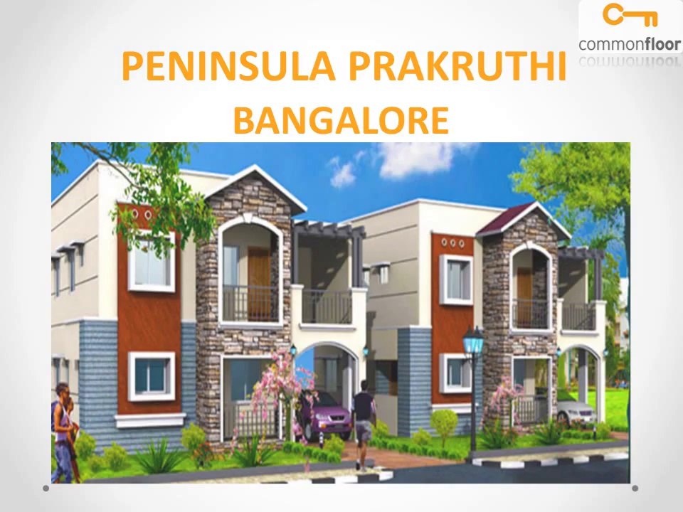 Peninsula Prakruthi Villa Bangalore