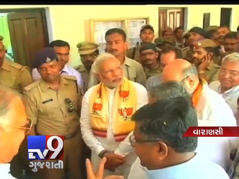 Why Modi waits in queue to file nomination in Varansi? - Tv9 Gujarati