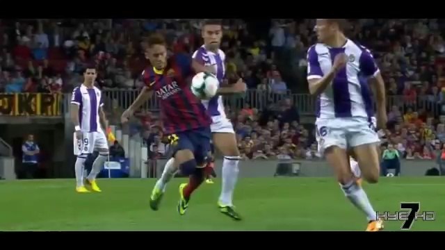 Neymar vs Valladolid • Skills Show (Individual Highlights) • 05_10_2013