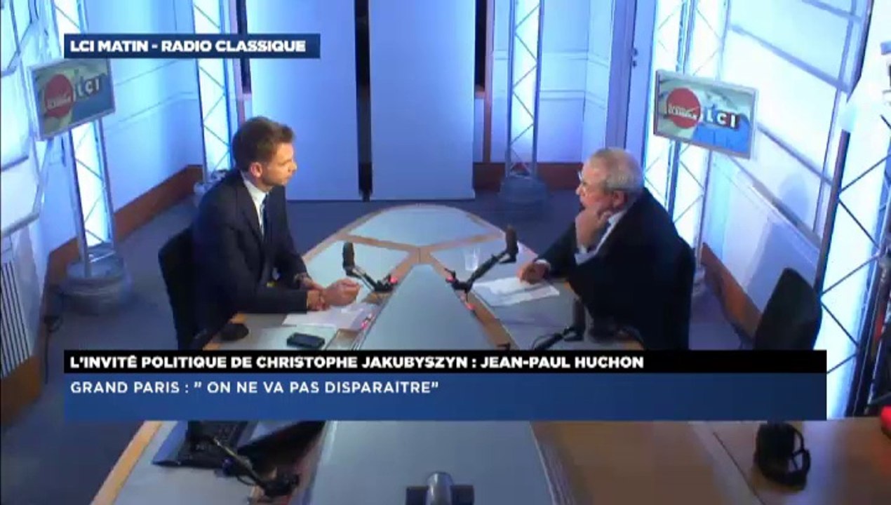 Jean-Paul Huchon, invité Christophe Jakubyszyn avec LCI