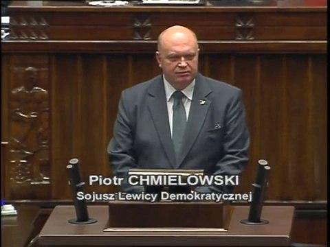 Poseł Piotr Chmielowski - Wystąpienie z dnia 23 kwietnia 2014 roku.