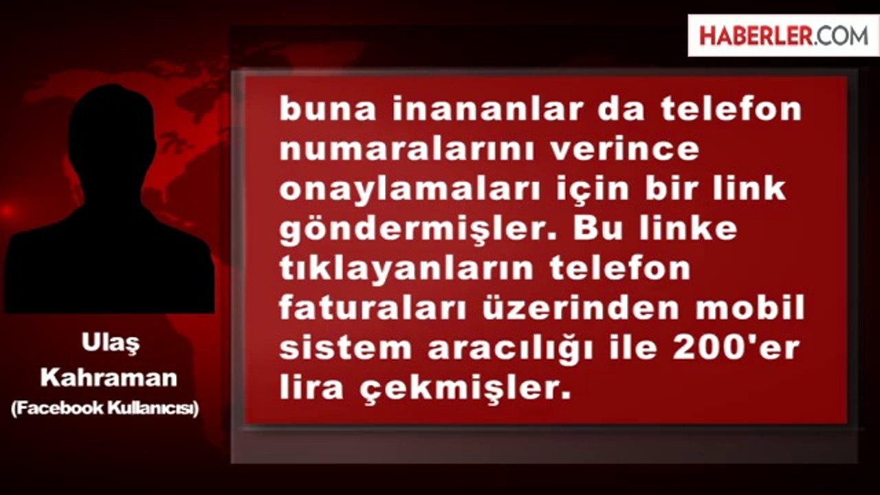 Facebook'ta Arkadaş Listesiyle Dolandırıcılık