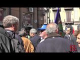 Napoli - Forestali protestano contro la Regione Campania (25.04.14)