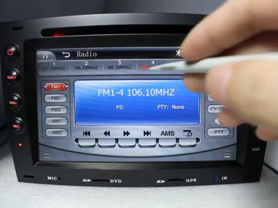 Renault Megane 2 dvd player GPS navigation steering wheel control