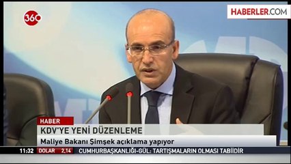 Maliye Bakanı Şimşek, Kdv'de Yeni Dönemi Açıkladı